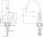 Смеситель Alveus Kati 1129177 для кухонной мойки