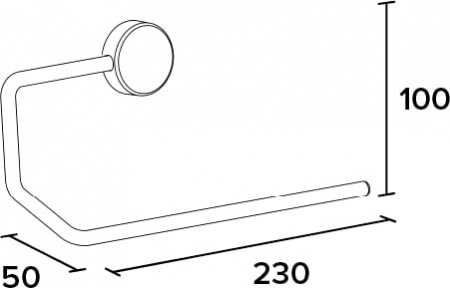 Полотенцедержатель Koin Simple SI600 23 см