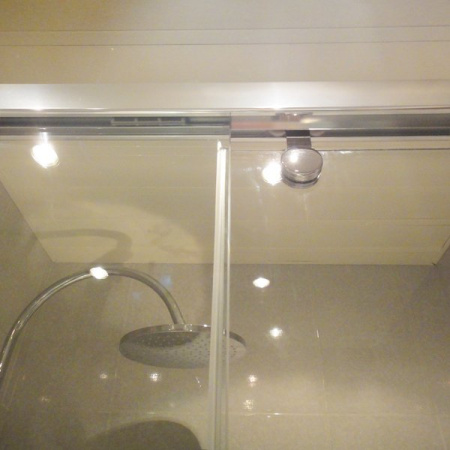 Душевая дверь в нишу GuteWetter Slide Door GK-862 левая 155 см стекло бесцветное, профиль хром