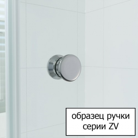 Шторка на ванну Vegas Glass ZV 160 01 01 профиль белый, стекло прозрачное