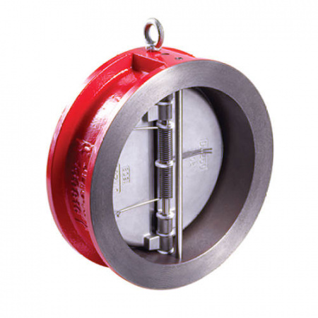 Клапан обратный межфланцевый RUSHWORK - Ду125 (ф/ф, PN16, Tmax 110°C, затворки нержавеющая сталь)