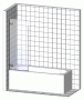 Шторка на ванну GuteWetter Trend Pearl GV-861B левая 60 см стекло бесцветное, фурнитура хром