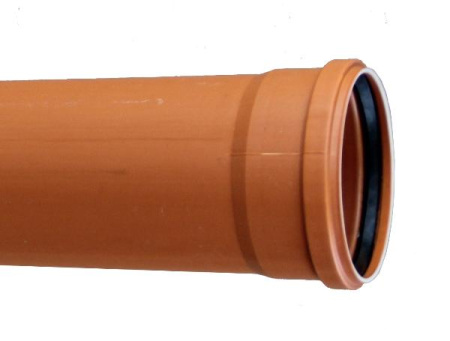 Труба для наружной канализации Sinikon НПВХ 110 (3,2) х 3000 SN4