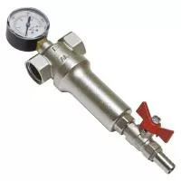 Промывной фильтр механической очистки воды с манометром Altstream ALT-Z В-В 3/4* (100 мкм)